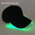 thumbnail image 3 of Gorra de béisbol con luz LED para hombre y mujer, gorro brillante con iluminación LED, ideal para correr por la noche, Fiesta en Club, Hip Hop, Golf, 3 of 4