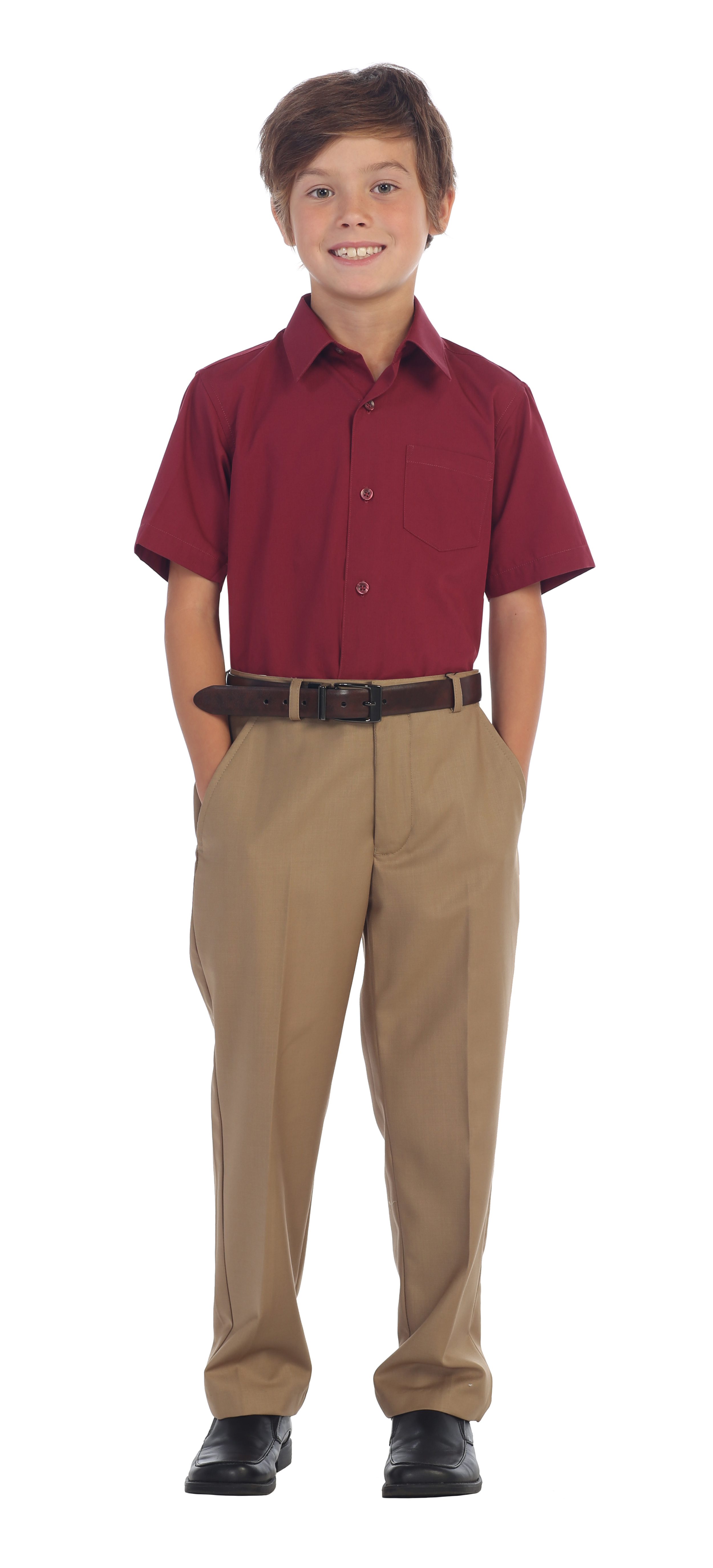 Gioberti Kids and Boys Flat Front Dress 