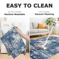 thumbnail image 6 of Brisasol Small Rugs 2x3 Washable Throw Rugs with Rubber Backing Non-Slip Soft Blue Kitchen Rugs Low Pile Front Door Mat for Foyer Entrance, 6 of 8