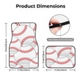 thumbnail image 3 of Junzan Baseballs for Car Floor Mats,Car Carpet Mats Car Interior Protection with Anti-Slip Backing Car Accessories Fit for SUV/Vans/Sedans/Trucks,Set of 4pcs, 3 of 7