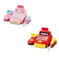 thumbnail image 2 of Caisse de Dépôt Simulée Mignonne Amusante Éducative Étanche Portable Jouets pour Filles Rouge, 2 of 9