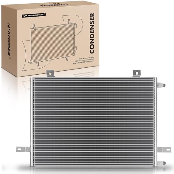 A-Premium Air Conditioning A/C Condenser Compatible with Sterling Truck Acterra 2003, Acterra 5500 6500 7500 2003-2005, Replace# 79089, BHT87164