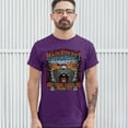 thumbnail image 3 of Tee Hunt Main Street of America T-shirt Get Your Kicks on Route 66 Biker Men's Tee, Purple, 4X-Large, 3 of 5