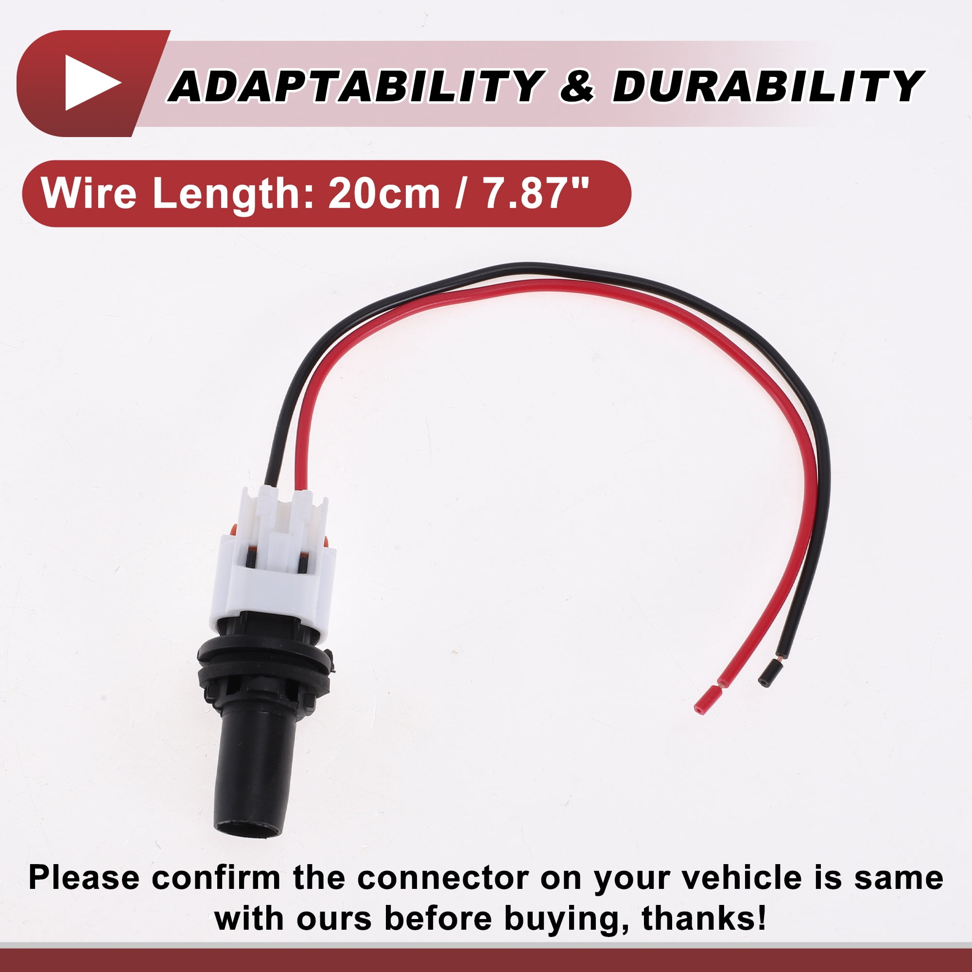 Unique Bargains Side Marker Light Socket Wiring for Toyota 4Runner 2013-2021