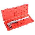 thumbnail image 2 of Vernier Caliper  Copper  Vernier Caliper  Portable Vernier Caliper  Caliper Ruler Measuring Tool Steel Ruler Portable Inside Groove Vernier Caliper 0-150mm Caliper Ruler, 2 of 8