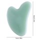 thumbnail image 3 of Piedra de jade natural Guasha Junta SPA Terapia Herramienta de masaje Masajeador de raspado corporal, 3 of 6