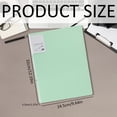 thumbnail image 3 of 1 Inch Binders 3 Ring, Soft 3 Ring Binder, Cute 1" Binder, Plastic Ring Binder, Flexible Binder, One Inch Binder, Thin Binder, Office Supplies, Classroom Must Haves Light Green, 3 of 9