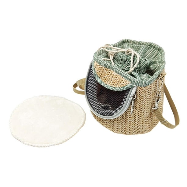 Bolsa Transportadora para Pájaros Fernando Bandolera Transpirable Visible Jaula para Ventana Peri Verde claro