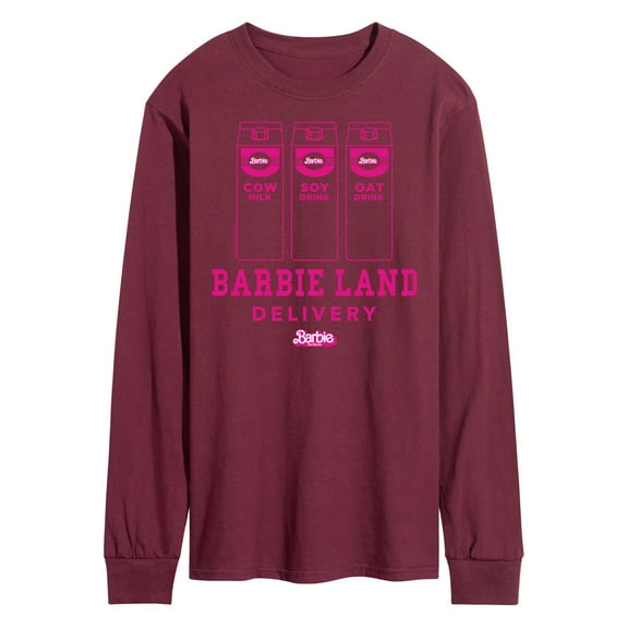 Barbie the Movie - Barbie Land Delivery Milk - Men's Long Sleeve T-Shirt