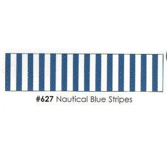Nautical Blue Stripes 3 Strips Edible Frosting Photo Cake Border Decoration