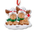 thumbnail image 3 of Personalized Moose Couple Christmas Ornament 2024 - Our First Christmas Together Christmas Ornament, 3 of 8
