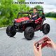 thumbnail image 5 of Coche eléctrico infantil UTV 12V para niños 3-8 años – Control remoto, luces LED, suspensión de resorte, cinturón de seguridad, conducción divertida – Rojo, 5 of 8