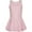 Pink, variant on Double Layer Skirt Tank Dress - Girls