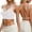 White, variant on Low Back Seamless Bras Wireless Padded Thin Straps Backless Convertible Support Bras