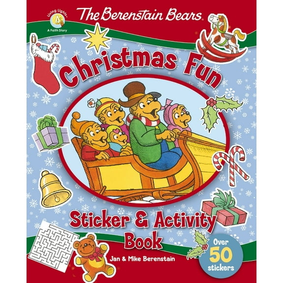 Berenstain Bears/Living Lights: A Faith  The Berenstain Bears Christmas Fun Sticker and Activity Book, (Paperback)