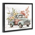 thumbnail image 3 of Stupell Industries Farmhouse Flower Blossom Truck Black Floating Frame Canvas Art, 21 x 17, by Lettered and Lined, 3 of 8