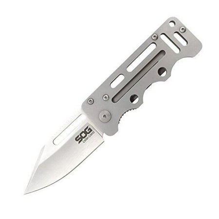 SOG Specialty Knives & Tools EZ1-CP Cash Card Folding Knife with Straight Edge