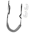 thumbnail image 3 of MERIGLARE Back Traction Belt Back Support Portable Soft Home Care Lumbar Traction Belt with Hook Grey, 3 of 9