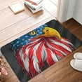 thumbnail image 4 of Sikiie Eagle Head With American Flag Print Flannel Anti-slip Floor Mat 16x24in, Thickened Dustproof Entrance Door Mat Floor Mat for Kitchen, Bathroom, Laundry Room, 4 of 7