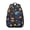 Black-129, variant on Geometric Plaid Backpack Striped and Checkered Fusion Design Stylish Students School Bag