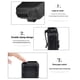 thumbnail image 5 of Ventilador colgante de cuello Xihbxyly negro con carga USB Mini para exteriores, 5 of 7