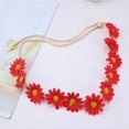 thumbnail image 2 of LOLIPPYY 2-Piece Boho Hair Accessory Set for Women, Red Headbands Perfect for Weddings, Parties, and Special Occasions, 2 of 7