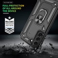 thumbnail image 5 of Galaxy S22 Case, Samsung S22 Case with HD Screen Protector,  [Military-Grade] Magnetic Ring Holder Kickstand Shockproof Protective Phone Case for Samsung Galaxy S22, Black, 5 of 15