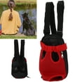 thumbnail image 3 of Mochila portadora de mascotas, Mochila para mascotas de nylon para caminar para viajar por bicicleta por motocicleta, 3 of 7
