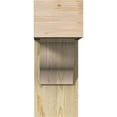 thumbnail image 2 of Ekena Millwork 8"W x 20"D x 20"H Funston Block Rough Sawn Bracket w/ Offset Brace, Douglas Fir, 2 of 25