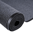 thumbnail image 1 of IAJXWI 3' x 16.4' Commercial Runner Rug, Carpet Runner Floor Mat, Double Stripes Hallway Runner Rug for Hotel Hallway Staircase Entrance, Grey, 1 of 9