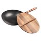 thumbnail image 4 of Sartén para Saltear Wok Chino Mango de Madera Sartén Manual de Hierro Forjado 32 Cm Wok Antiadherente, 4 of 9