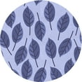 thumbnail image 1 of Ahgly Company Tapis d'Intérieur Ronds Transitionnels Lavables à la Machine, Violet Pervenche Profond, 7 Pieds Rond, 1 of 7
