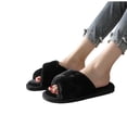 thumbnail image 6 of Agkizg Womens Fuzzy Slippers, House Slippers, Plus Size Fuzzy Plushes House Slippers Warm Lined Comfortable Casual Indoor Winter Slippers, 6 of 6