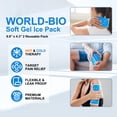thumbnail image 2 of Compresa de gel WORLD-BIO 25 x 11 cm reutilizable para terapia en frío y calor, 2 of 7