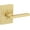 Gold, variant on Kwikset 788Hflrct Halifax Non-Turning One-Sided Dummy Door Lever - Brass