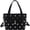 Black, variant on Polka Dot Bow Bucket Bag PU Leather Drawstring Crossbody Shoulder Purse White 21cm 1Pc