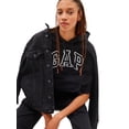 thumbnail image 1 of Sudadera con Capucha para Mujer GAP Logo Negro Verdadero XXL, 1 of 2