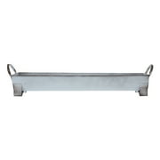IBASETOY Long Storage Tray Snack Holder Rectangular Grey 1Pack for Study