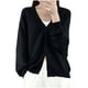 thumbnail image 3 of Blusa de manga larga,Blusa de punto con botones de color liso para mujer, camisa acrílica de manga larga, blusa informal de moda para uso doméstico y diario, sopatenor, 3 of 9