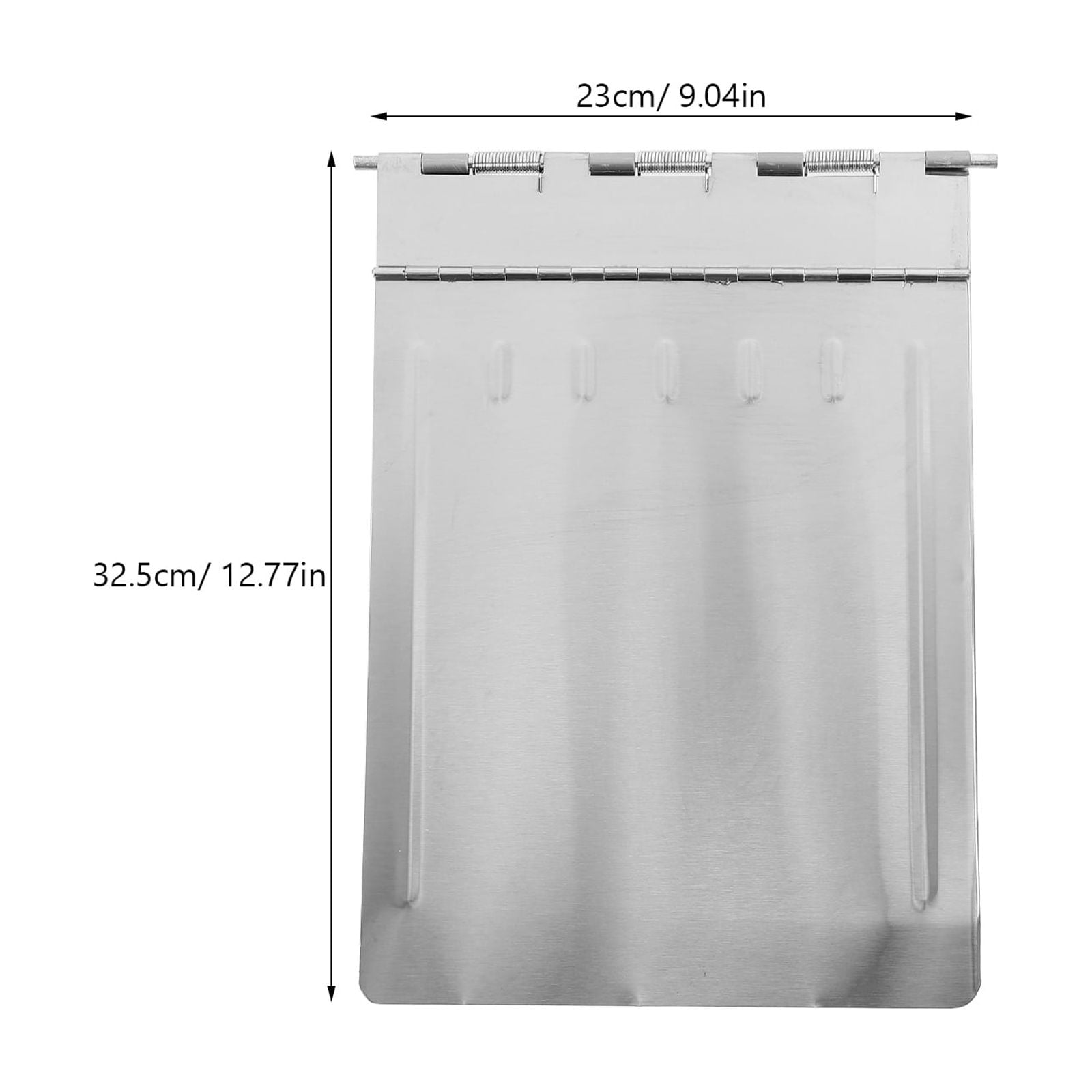 NUOLUX Elegant Stainless Steel Clipboard Clipboard for Document Organization and Holding