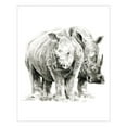 thumbnail image 2 of SKBN14 | Sketching Made Easy™ Rhino Pair 10pc 8.75" x 11.75" Sketching Art Project, 2 of 2