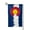 Square, variant on Colorado Snow Mountain Garden Flag Double Sided Small Flag Yard Home Decorative Flags Banner 12.5 x 18 Inch Square