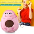 thumbnail image 1 of Mini monedero colgante con forma de aguacate para mujer a la moda, billetera pequeña (rosa), 1 of 6