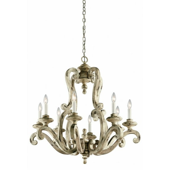 Kichler Lighting - Eight Light Chandelier - Chandelier 1 Tier Large - Rustic