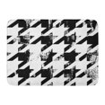 thumbnail image 1 of NUDECOR Watercolor Black Houndstooth Pattern White Abstract Geometric Doormat Floor Rug Bath Mat 23.6x15.7 inch, 1 of 1