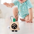 thumbnail image 1 of Tablero ocupado Montessori Juguetes de educación temprana Habilidades motoras Decoración de bricolaje Aprendizaje Tableros sensoriales portátiles para Macarena Tablero ocupado Montessori, 1 of 8