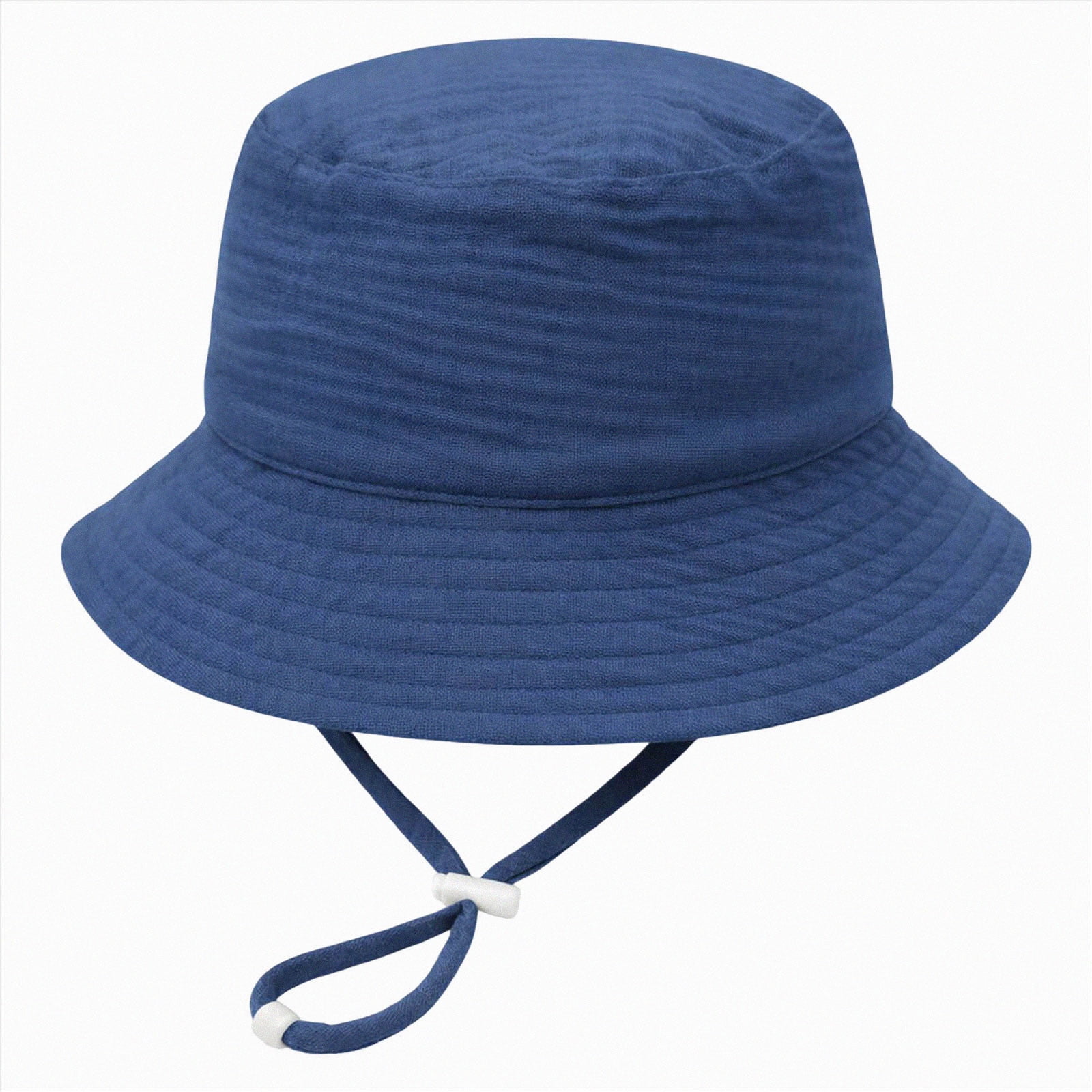 TTUHYWXI Baby Sun Hat Infant Toddler Summer Bucket Hat Medical Cotton Yarn Sun Hats for Baby Boys Girls (12-36 Months Navy)