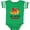 Football Green and White, variant on Inktastic Little Brother Cute Red and Orange Dragon Boys Baby Bodysuit