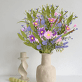 thumbnail image 2 of Artificial Flower Easter Spring Decorative Cuttings Flower Accessories Cuttings Artificial Rose Bouquet Silk Flower Arrangement Home Decor Flowers Fake Roses, 2 of 3