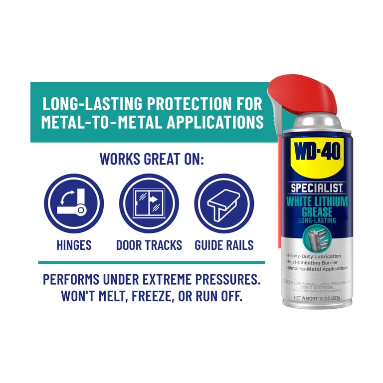 WD-40 Specialist White Lithium Grease 10oz - Walmart.com